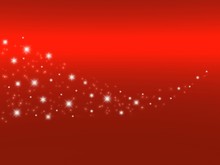 Red Starry Background