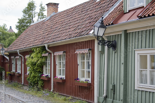 Altstadt von Gävle -Schweden - kaufen Sie dieses Foto und ...