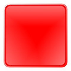 Poster - red square aqua button