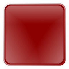 Poster - brown square aqua button