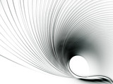 Monochromer Hintergrund mit stilisierter Feder