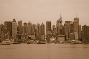 Wall Mural - Sepia New York