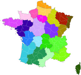  Les régions de France