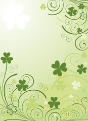 green background