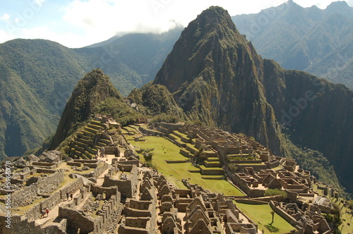 Board z aluminiowym obramowaniem Ruiny Machu Picchu