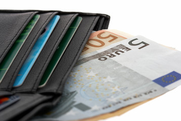Poster - euro and wallet