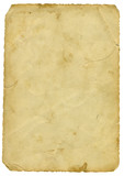 Fototapeta  - Old paper isolated on white