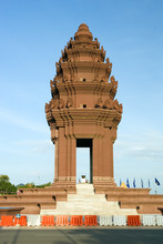 Independence Monument In Phnom Penh In Cambodia