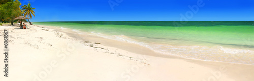 Tapeta ścienna Panorama karaibskiej plaży