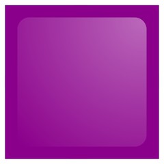 Poster - dark magenta square aqua button isolated