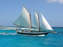 Sail Boat On The Sea
