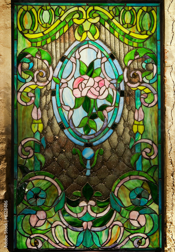 Obraz w ramie Beautiful stained-glass window