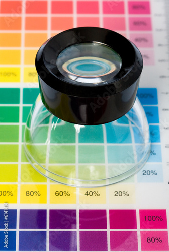 Couleur Quadri Imprimerie Trame Nuancier 2 Buy This Stock Photo