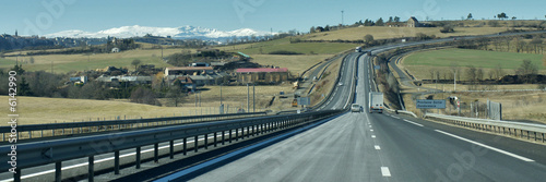 Board z aluminiowym obramowaniem Autostrada Francji