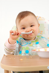 eating baby girl