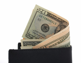 Poster - wallet and dollars