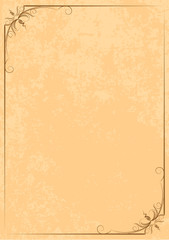 Poster - retro-styled background