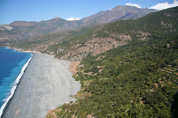 Wall Mural - Plage de Nonza en Corse