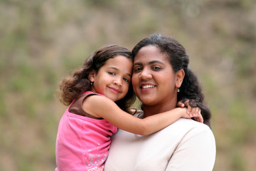 Wall Mural - A mother with her child