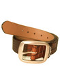   leather belt isolated on white background