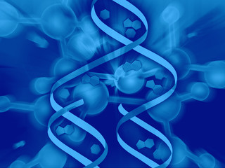 Poster - abstract dna