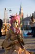 Lady in venetian mask