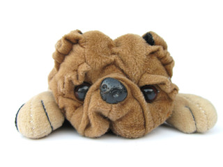 Bulldog toy doll