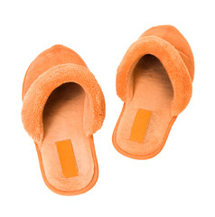 Orange slippers