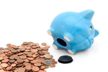 Piggy Bank with white background