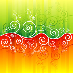 Poster - vector of spring and summer abstract background