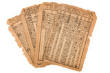 antique chinese book page