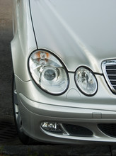 Headlight Of The Luxury Car