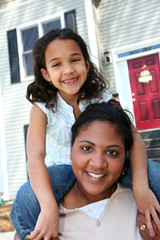 Wall Mural - Mother and Daughter