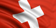 Leinwandbild Motiv Schweiz Fahne