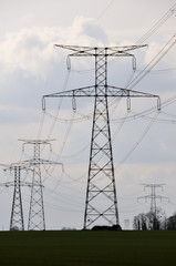 power transmission tower - electrical supply