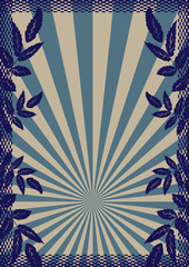 Poster - Abstract floral background. Vector.