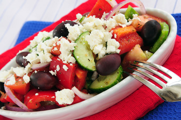 Canvas Print - Greek salad