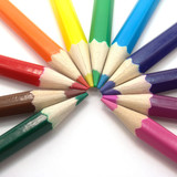 Fototapeta Tęcza - Colored pencils.