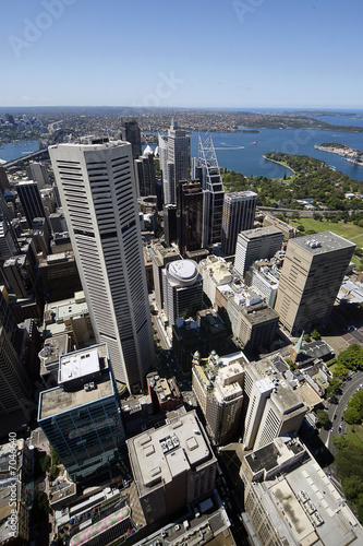 Obraz na płótnie canvas dwuczęściowy "dyptyk" Sydney - widok z lotu ptaka - Australia