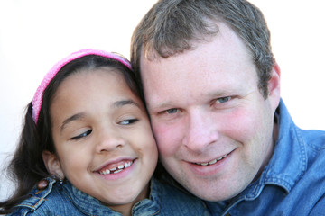 Wall Mural - Father and Daughter