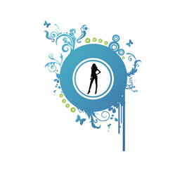 Wall Mural - modelo en composicion abstracta