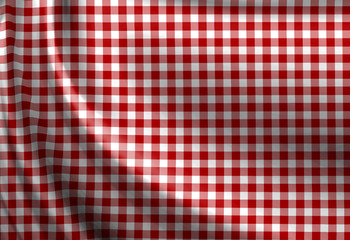 Red picnic cloth texture