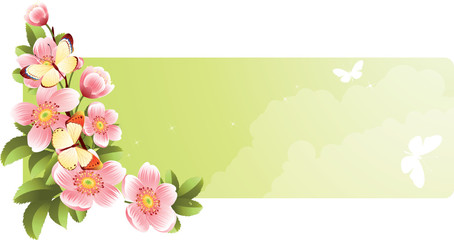 flower banner