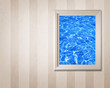 canvas print picture blue water