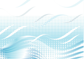 Aufkleber - modern wave background design