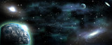 Fototapeta Kosmos - cosmos galaxy planet solar system 