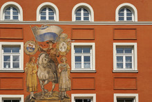 Fassade Mit Malerei