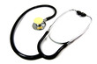 © Angel_a - Black stethoscope isolated on white