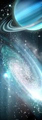 Wall Mural - planet, galaxy, cosmos. saturn