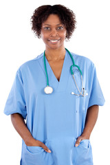 Wall Mural - African american woman doctor